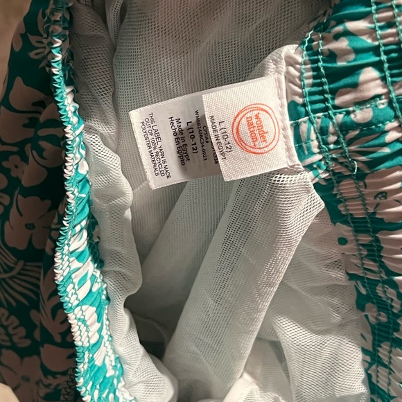 Wonder Nation Boys Swim Trunks Size L 10-12 - Picture 2 of 5